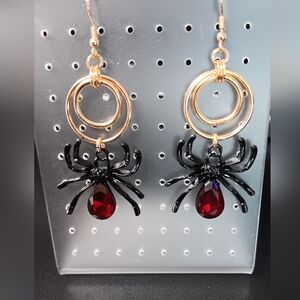 Hoop Spider Earrings (NEW)
